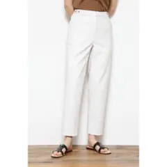 未使用 未着 ヒューマンウーマン シェルタリングスリムテーパードパン2022SS