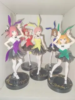開封済 五等分の花嫁 フィギュア 5体セット Bunny ver.のサムネイル