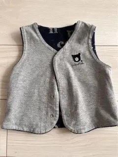 Bebe ベスト(リバーシブル) 6m