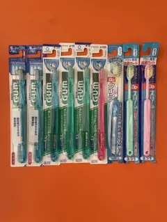 【新品】サンスター 歯ブラシ 9本セット（GUM 6本 / Do 3本）ふつうのサムネイル