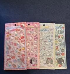 【国内正規品】サンリオ　ボンボンドロップシール　4点セット