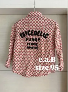 e.a.B 長袖 総柄シャツ 95