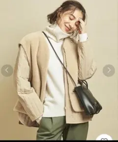 【美品】ユナイテッドアローズ　3way ボア　キルティング　ジャケット　2.9万