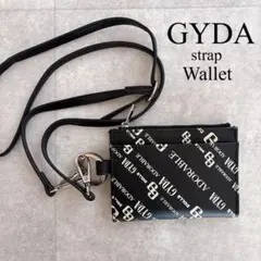 GYDAモノグラムパターン ネックウォレット ブラック 美品のサムネイル
