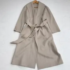 美品 SHIPS♡ウール カシミヤ リバーシブル リバーコート 白×ピンク