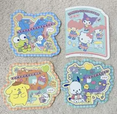 サンリオキャラクターズ　シールクッキー3 4枚セット