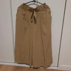 ベージュ ガウチョパンツ ikka 150