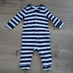 ストライプロンパース 95cm未満