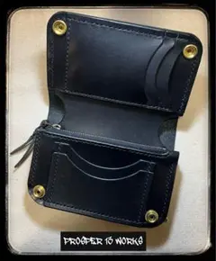 ミドル トラッカーウォレット 姫路レザー タンニン鞣し