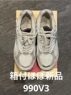 New Balance 990v3 ホワイト スニーカーのサムネイル