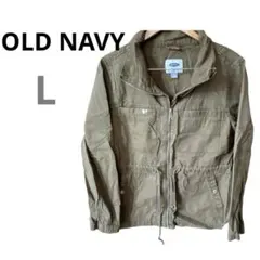 海外古着【OLD NAVY 】　ミリタリージャケット L サイズ　オリーブ