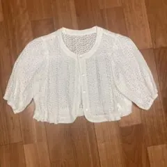 【美品】ショパン レース編み ボレロ