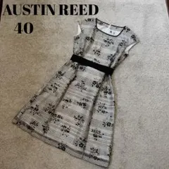 [美品】AUSTIN REED ひざ丈ワンピース 40のサムネイル
