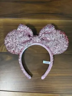 Disneyミニーマウススパンコールカチューシャ