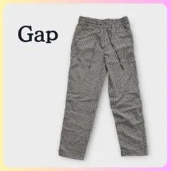 美品✨ GAP パンツ ギンガムチェック XSテーラードチェック柄ウエストゴム