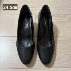 【美品】24.5 アオキ LES MUES パンプスのサムネイル