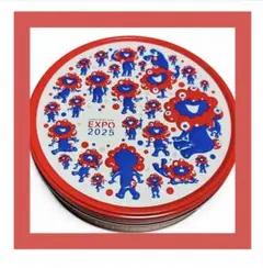 大阪万博　EXPO 2025　ミャクミャク　クッキー缶　【美品】