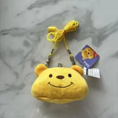 ディズニー　プーさん　がま口ポシェット　新品タグ付き