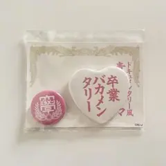 卒業バカメンタリー 缶バッジセット