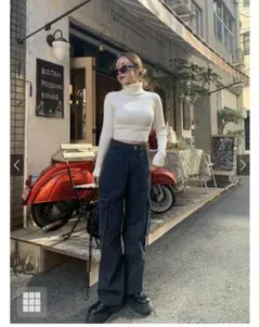 GRLグレイル デニムカーゴパンツ[cu458]