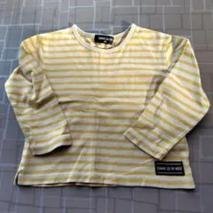 COMME CA ISM ストライプ長袖Tシャツ 90