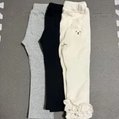 ベビー レギンス スパッツ ボトムス 3点セット 90cm 95cm 西松屋