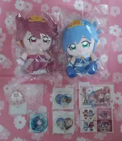 ふしぎ星の☆ふたご姫　楽天コレクション　アクリルスタンド缶バッジセット ふしぎ星の☆ふたご姫 楽天コレクション アクリルスタンド缶バッジ