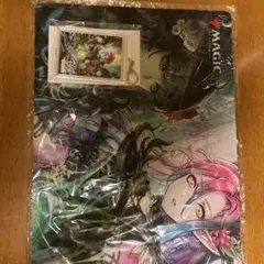 ラノワールのエルフ　箔押し　プレイマット　マジック大戦祭 百瀬寿 mtg マジック大戦祭 箔押し版《ラノワールのエルフ 百瀬寿ver