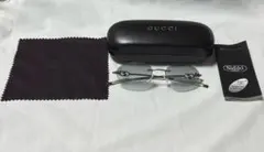 新品未使用 GUCCI グッチ GG1774 サングラス リムレス ブルー 青のサムネイル