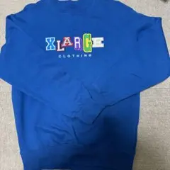 XLARGE クルーネック トレーナー 青