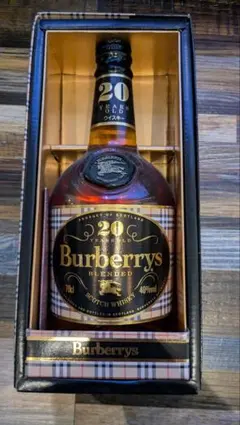 希少品】Burberrys 20年 スコッチウイスキー 箱付き - メルカリ