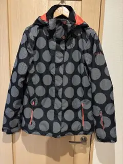 ROXYロキシー　スキーウェア　スノーボードウェア　ジャケット　ドット柄　美品L