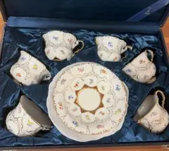 ♦有田焼 其泉作 錦赤絵金彩唐草碗皿揃カップソーサー コレクション 骨董品美術品 ♢有田焼 其泉作 錦赤絵金彩唐草碗皿揃カップソーサー コレクション