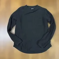 Columbia ブラックレーベル　ワッフル編み 長袖カットソー　サイズL