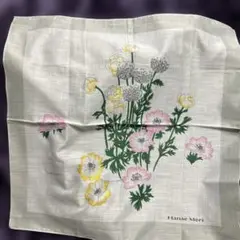 Hanae Mori 花柄ハンカチ 480㎜x480㎜ 新品未使用