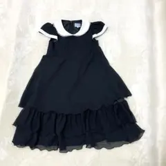 Catherine Cott フォーマルワンピース 130 ブラック フリル