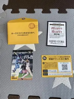 再値下げ！福岡ソフトバンクホークス　柳田悠岐選手　感謝のメッセージ