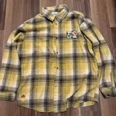 上海ディズニー限定　　ディズニー チップとデール チェック柄シャツ