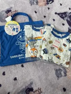 アンパンマン パジャマ　半袖　100㎝　新品　未使用　匿名配送　ハーフパンツ　夏