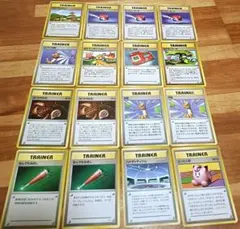 ポケモンカード 旧裏面 トレーナーカード まとめ売り⑦のサムネイル