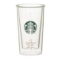 スタバ　バレンタイン　2026 ダブルウォール耐熱グラス 355ml