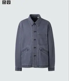 ユニクロ U オーバーサイズカラーデニムジャケット XS 07 GRAY