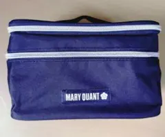【汚れあり】MARYQUANT マリークワント ２段型　多機能バニティ ポーチ