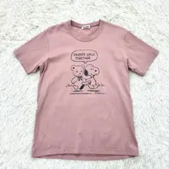ファミリア×スヌーピー コラボ Tシャツ M ピンク ファミちゃんのサムネイル