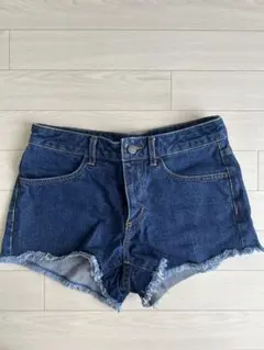《未使用》GU デニムショートパンツ Mサイズ