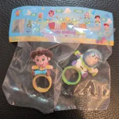 海外限定☆バズ・ライトイヤー＆ウッディ カプセルトイセット