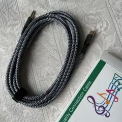 高品質 3.5mm-USB Type-C オスジャック 接続ケーブル 3M