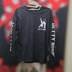 Betty Boop 長袖 Tシャツ ブラックのサムネイル