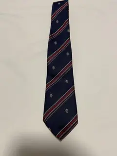EAST BOY ネイビー ストライプ ネクタイ 日本製
