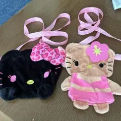 ハローキティ ぬいぐるみバッグ 2個セット